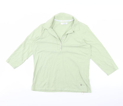 Artigano Womens Green   Basic Blouse Size 14