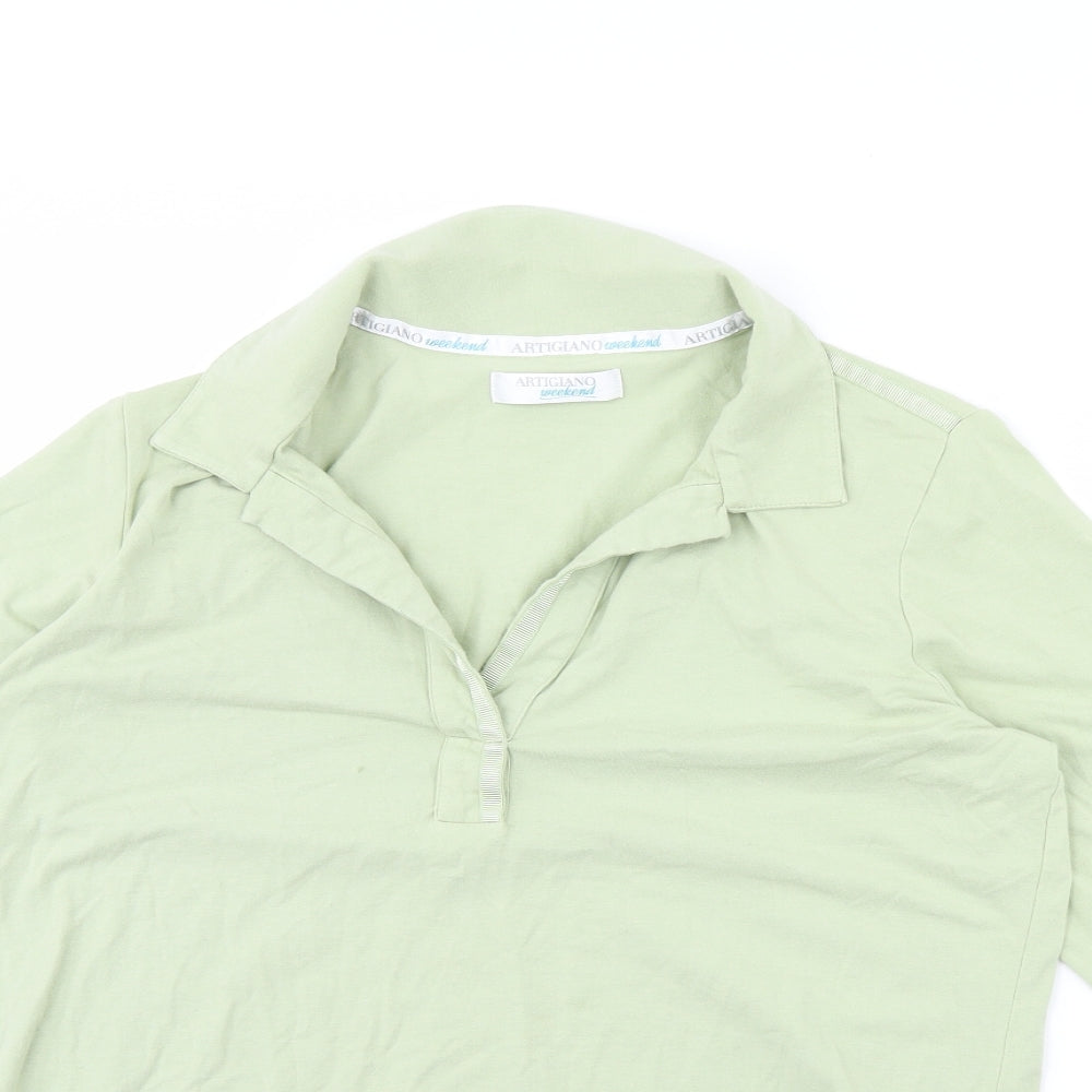 Artigano Womens Green   Basic Blouse Size 14