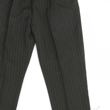 Womens UK Size 20 Preworn Regular Fit  Green Trousers