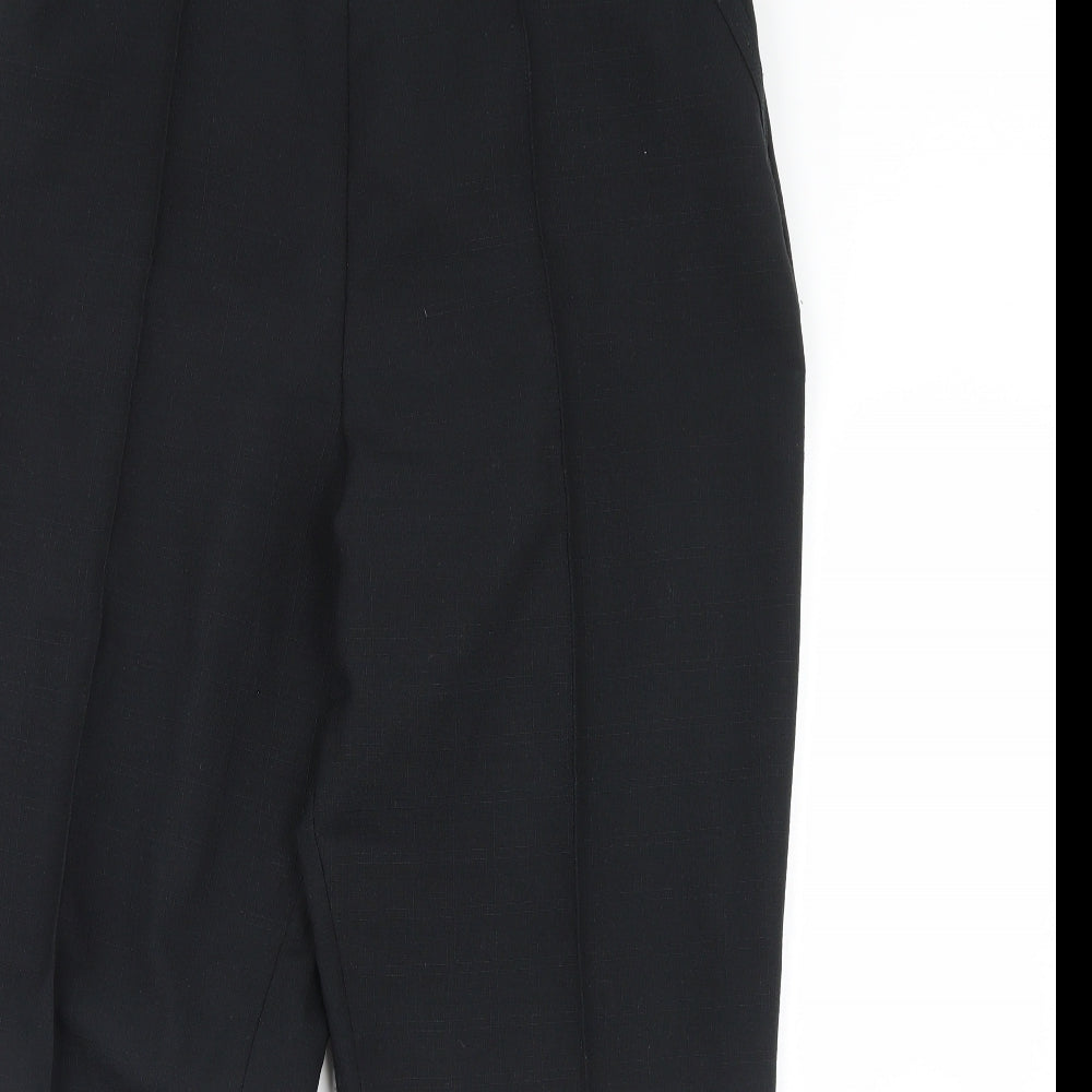 Womens UK Size 18 M&s Regular Fit  Black Trousers