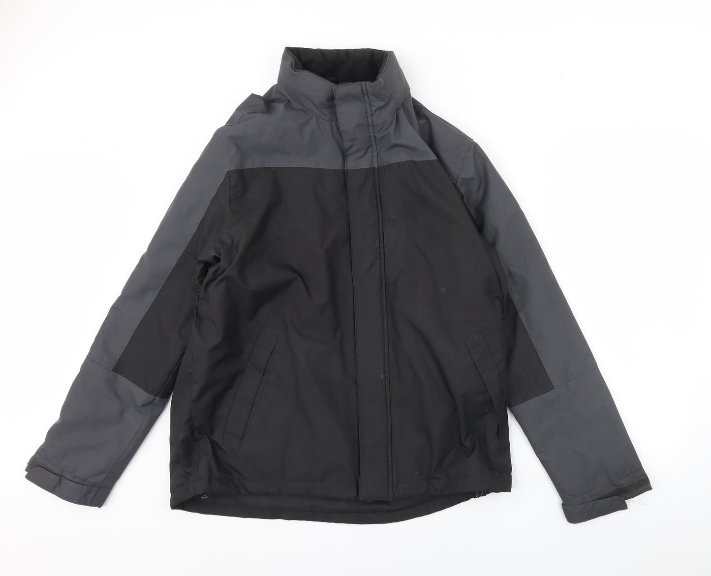 Mens UK Size M Greenwoods Black Rain Coat