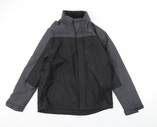 Mens UK Size M Greenwoods Black Rain Coat