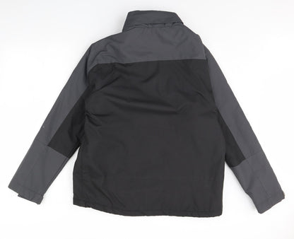 Mens UK Size M Greenwoods Black Rain Coat
