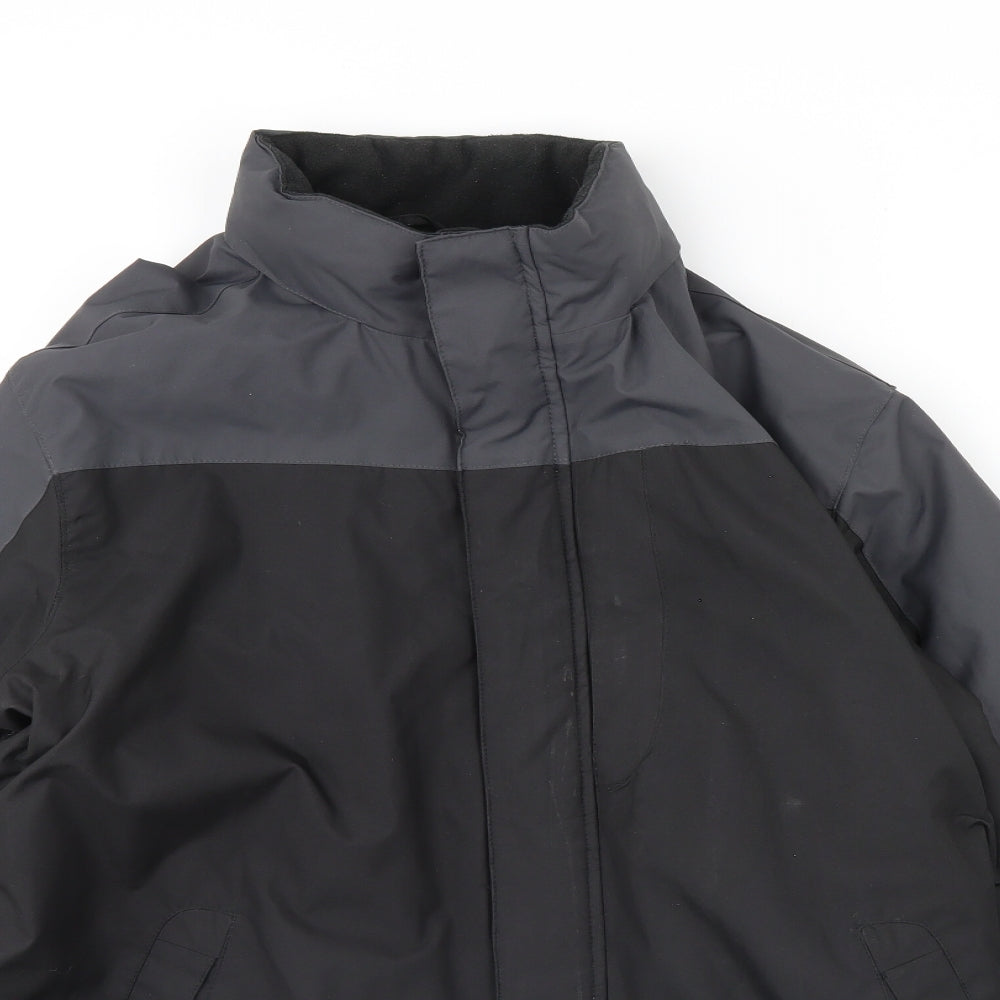 Mens UK Size M Greenwoods Black Rain Coat