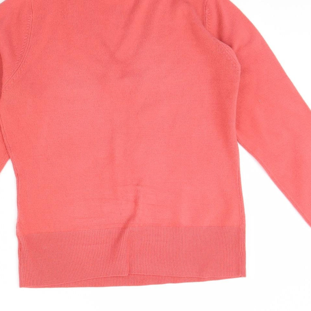 Womens UK Size 14 NEXT Pink Pullover Jumper