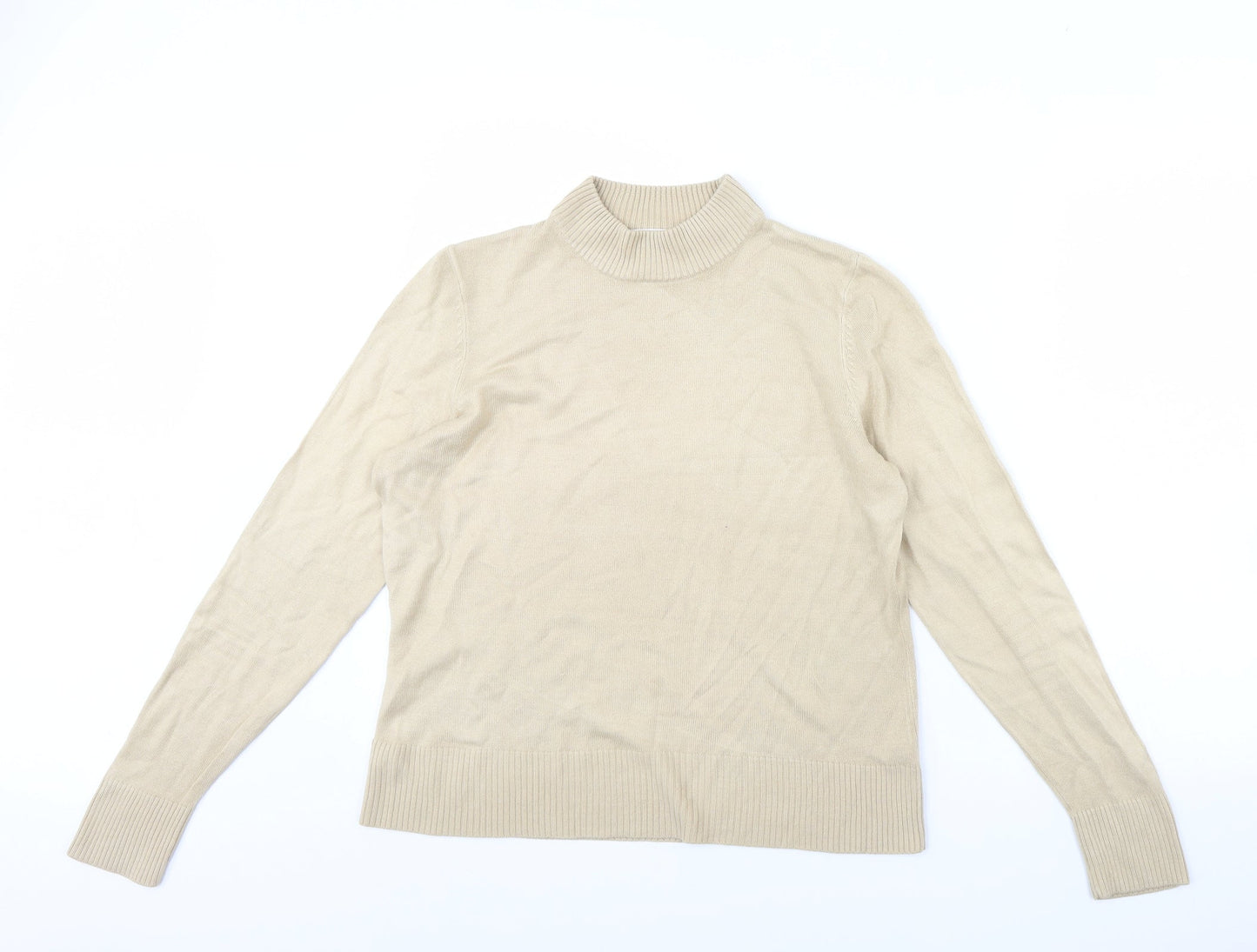 Womens UK Size 14 Berketex Beige Pullover Jumper