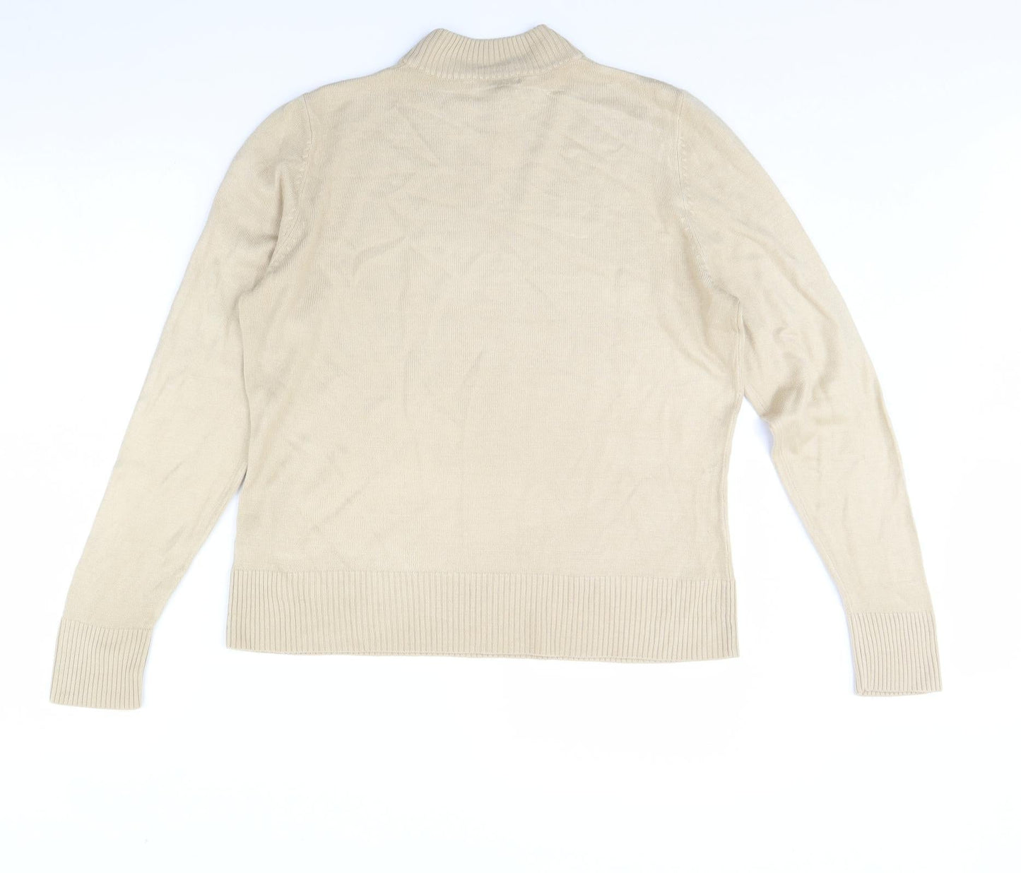 Womens UK Size 14 Berketex Beige Pullover Jumper
