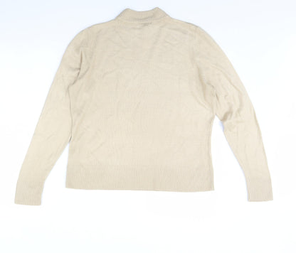 Womens UK Size 14 Berketex Beige Pullover Jumper