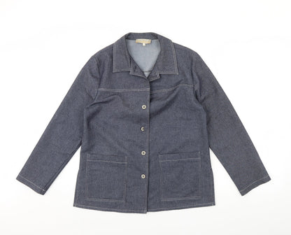 Womens UK Size 10 Daxon Blue Jacket