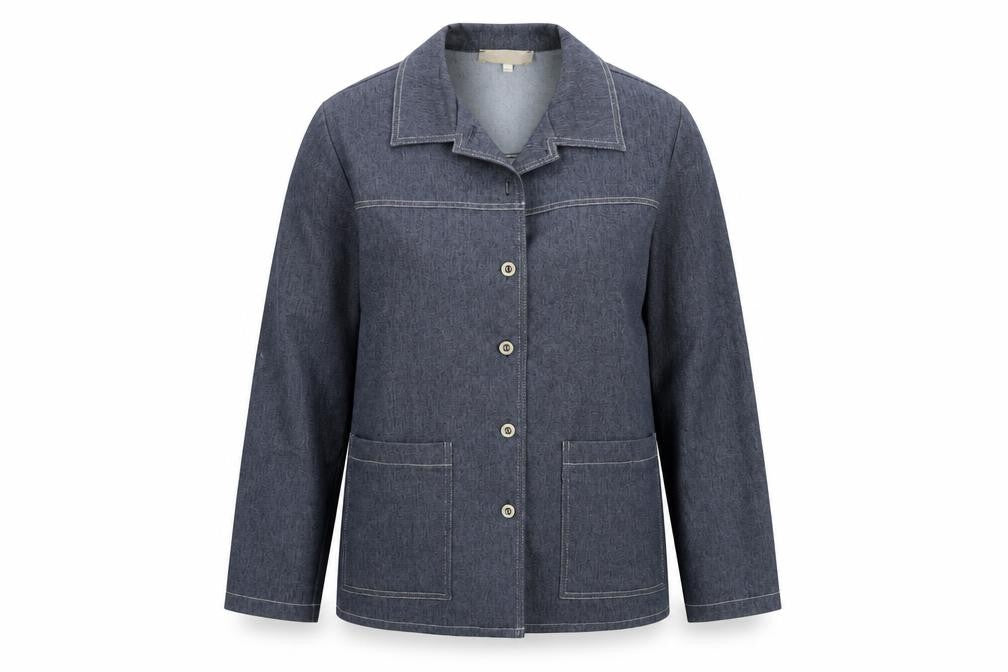 Womens UK Size 10 Daxon Blue Jacket