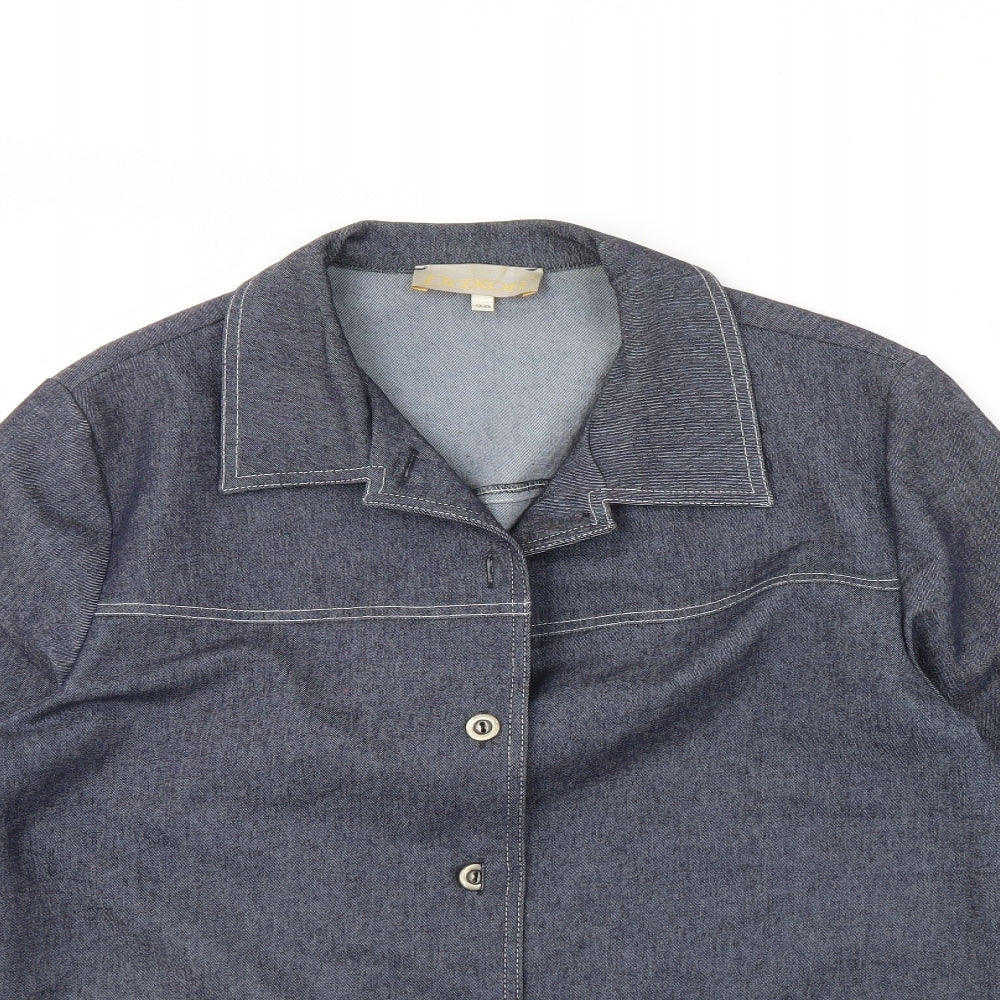 Womens UK Size 10 Daxon Blue Jacket