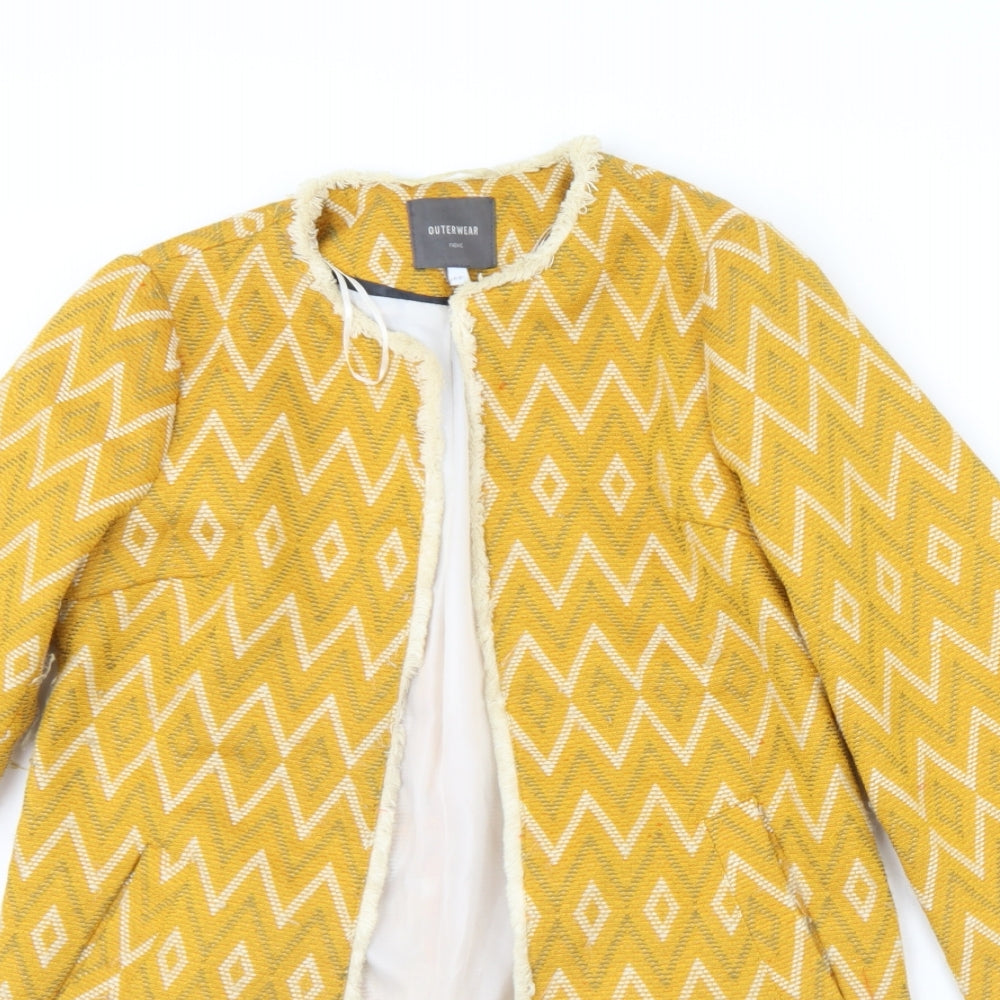 Womens UK Size 6 NEXT Yellow Jacket