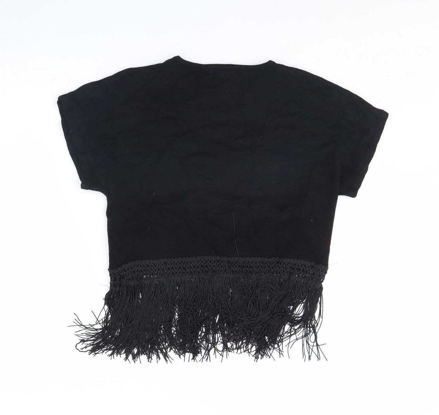 Womens UK Size 8 Atmosphere Black Basic Blouse