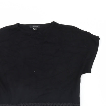Womens UK Size 8 Atmosphere Black Basic Blouse