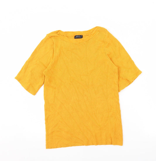 Papaya Womens Yellow   Basic Blouse Size 16