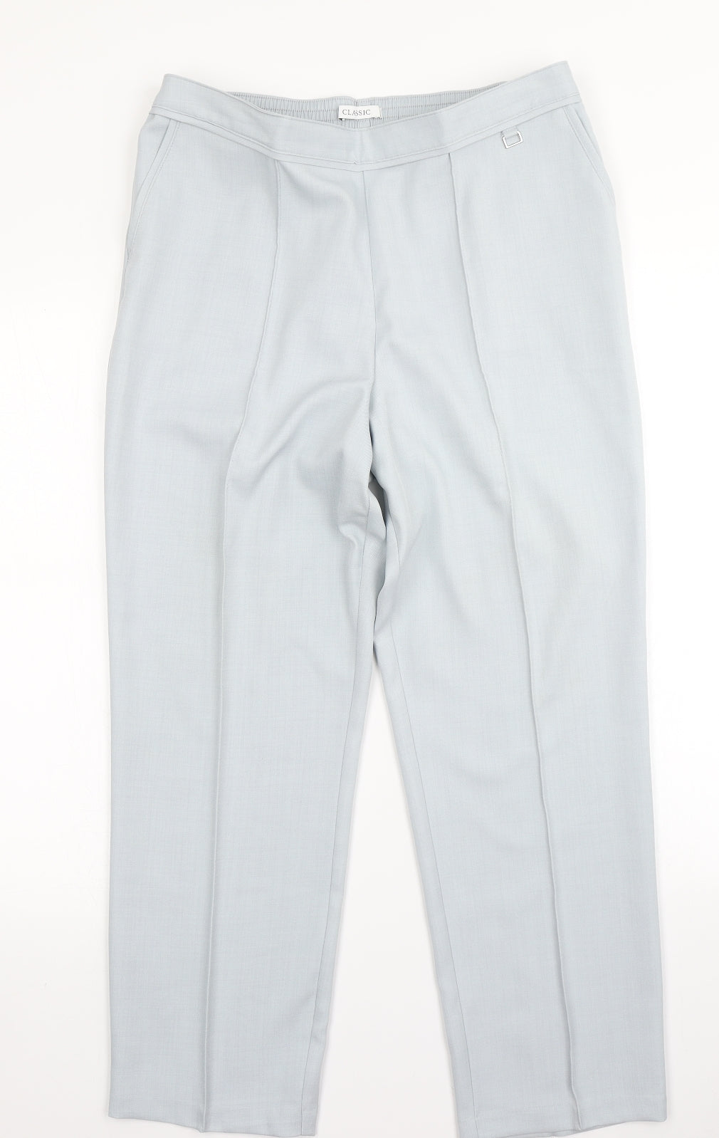 Classic Womens Blue   Dress Pants Trousers Size 14 L26 in