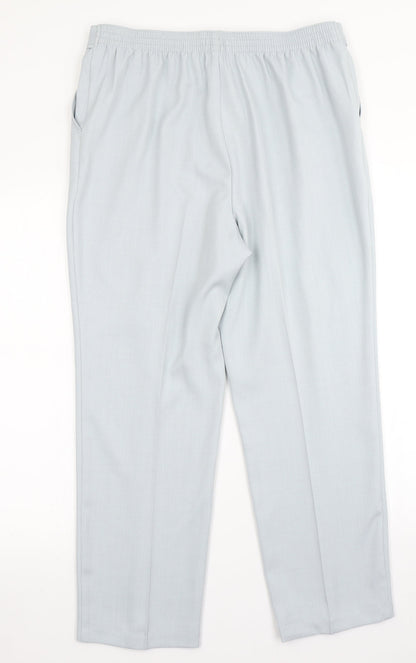 Classic Womens Blue   Dress Pants Trousers Size 14 L26 in