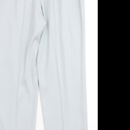Classic Womens Blue   Dress Pants Trousers Size 14 L26 in
