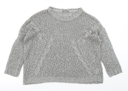 Womens UK Size 14 South Grey Pullover Jumper