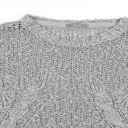 Womens UK Size 14 South Grey Pullover Jumper