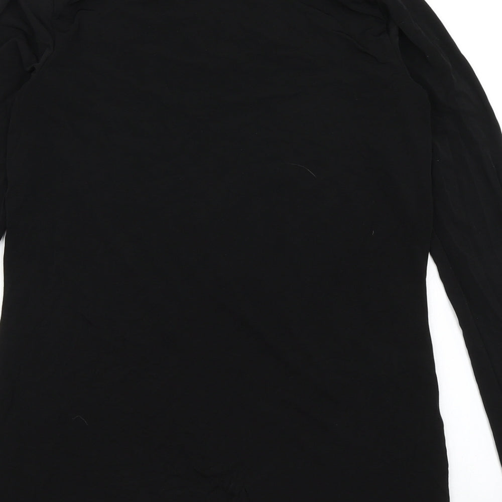 Womens UK Size 10 V by Very Black Basic T-Shirt