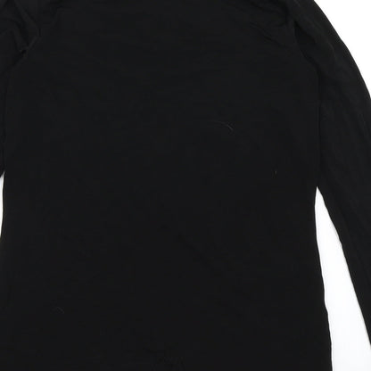 Womens UK Size 10 V by Very Black Basic T-Shirt