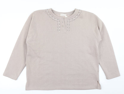 Bonmarché Womens Brown   Pullover Sweatshirt Size M