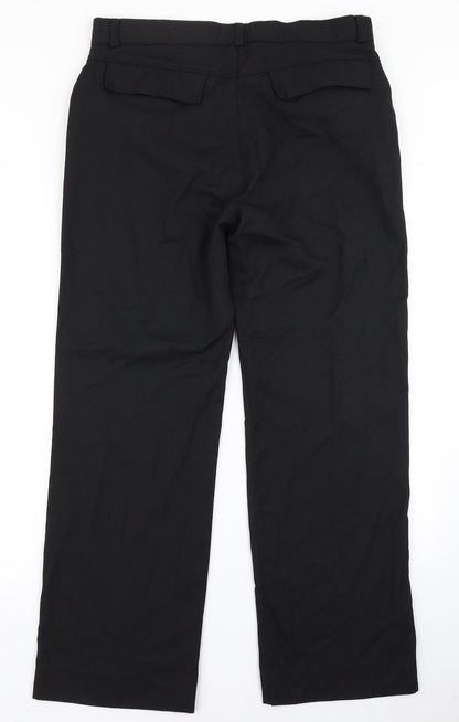 George Mens Black   Dress Pants Trousers Size 34 in L29 in