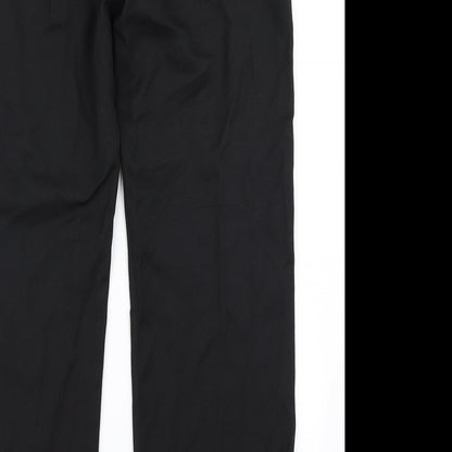 George Mens Black   Dress Pants Trousers Size 34 in L29 in