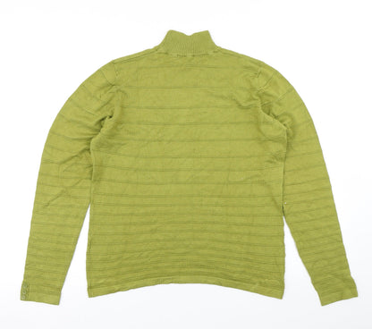 Womens UK Size M Isle Green Pullover Jumper