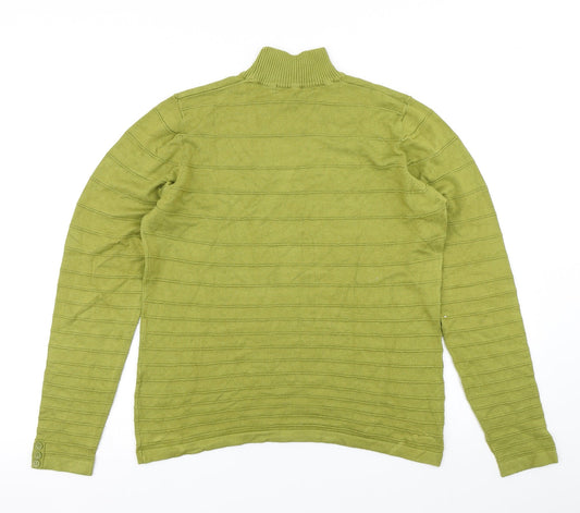 Womens UK Size M Isle Green Pullover Jumper