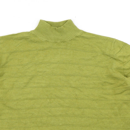 Womens UK Size M Isle Green Pullover Jumper