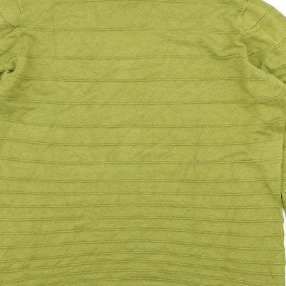 Womens UK Size M Isle Green Pullover Jumper