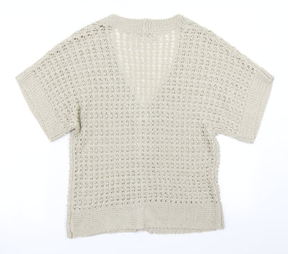 Womens UK Size S Klass Collection Beige Cardigan Jumper