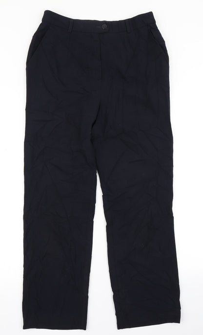 Womens UK Size 12 Marks & SPencer Regular Fit Dress Pants Blue Trousers