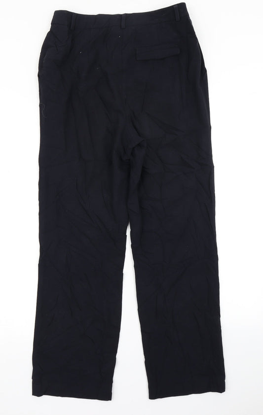Womens UK Size 12 Marks & SPencer Regular Fit Dress Pants Blue Trousers
