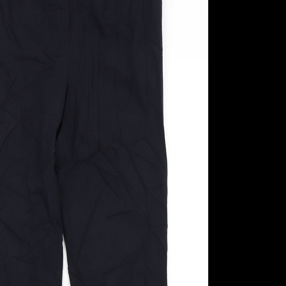 Womens UK Size 12 Marks & SPencer Regular Fit Dress Pants Blue Trousers