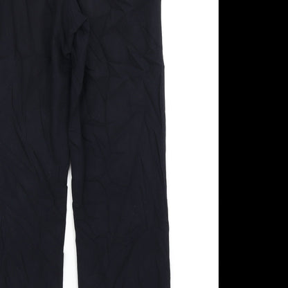 Womens UK Size 12 Marks & SPencer Regular Fit Dress Pants Blue Trousers