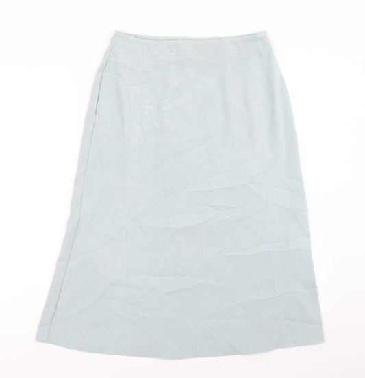 BHS Womens Blue   A-Line Skirt Size 10