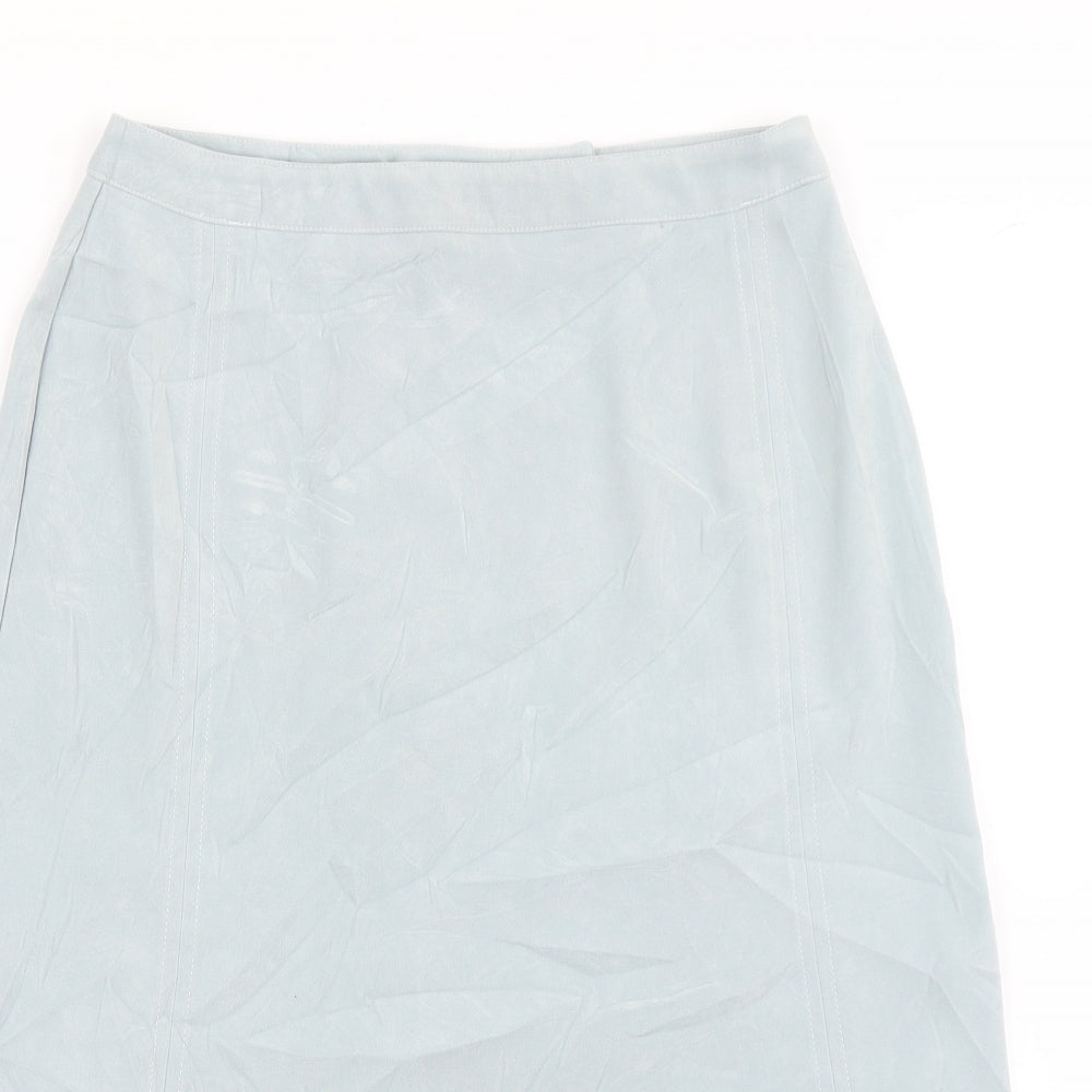BHS Womens Blue   A-Line Skirt Size 10