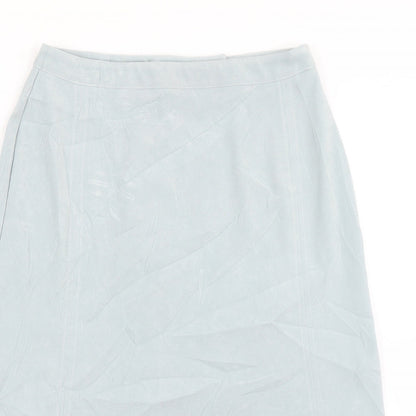 BHS Womens Blue   A-Line Skirt Size 10