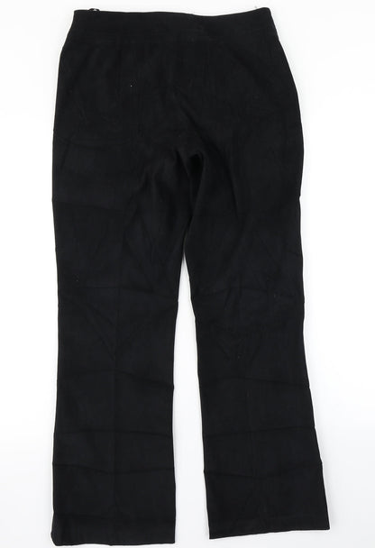 Inscription Womens Black   Dress Pants Trousers Size 12 L28 in
