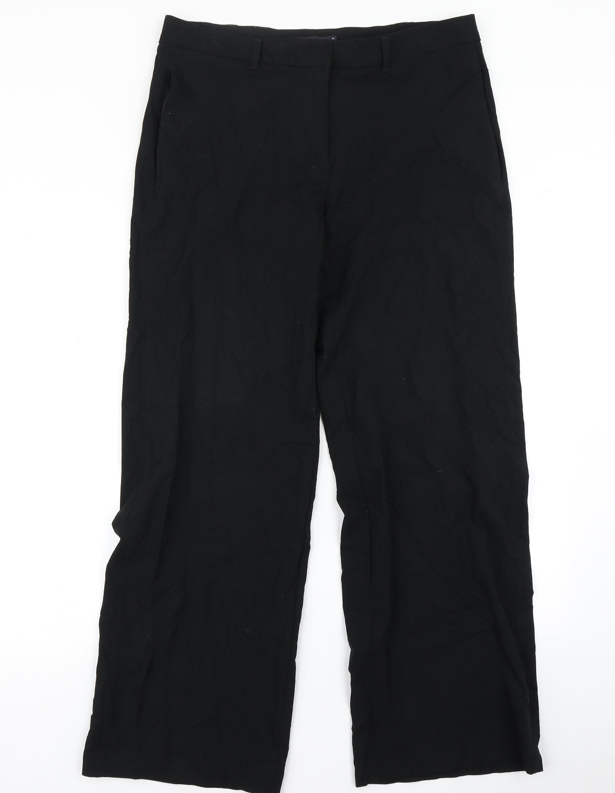 M&S Collection Womens Black   Dress Pants Trousers Size 14 L28 in