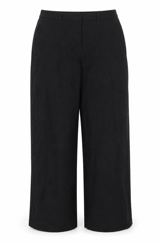Womens UK Size 14 M&S Collection Regular Fit Dress Pants Black Trousers