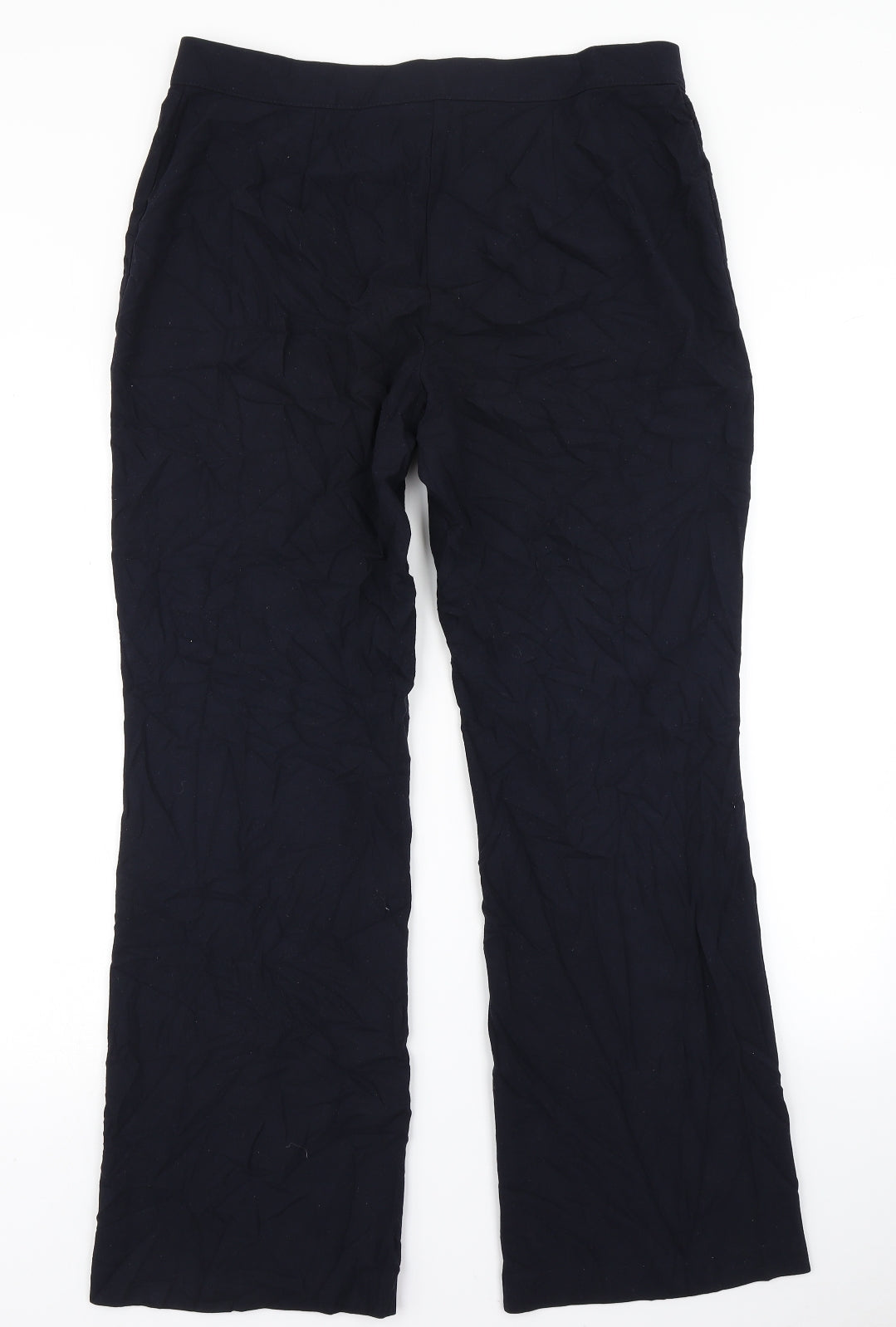 Womens UK Size 16 Marks & Spencer Regular Fit Dress Pants Blue Trousers