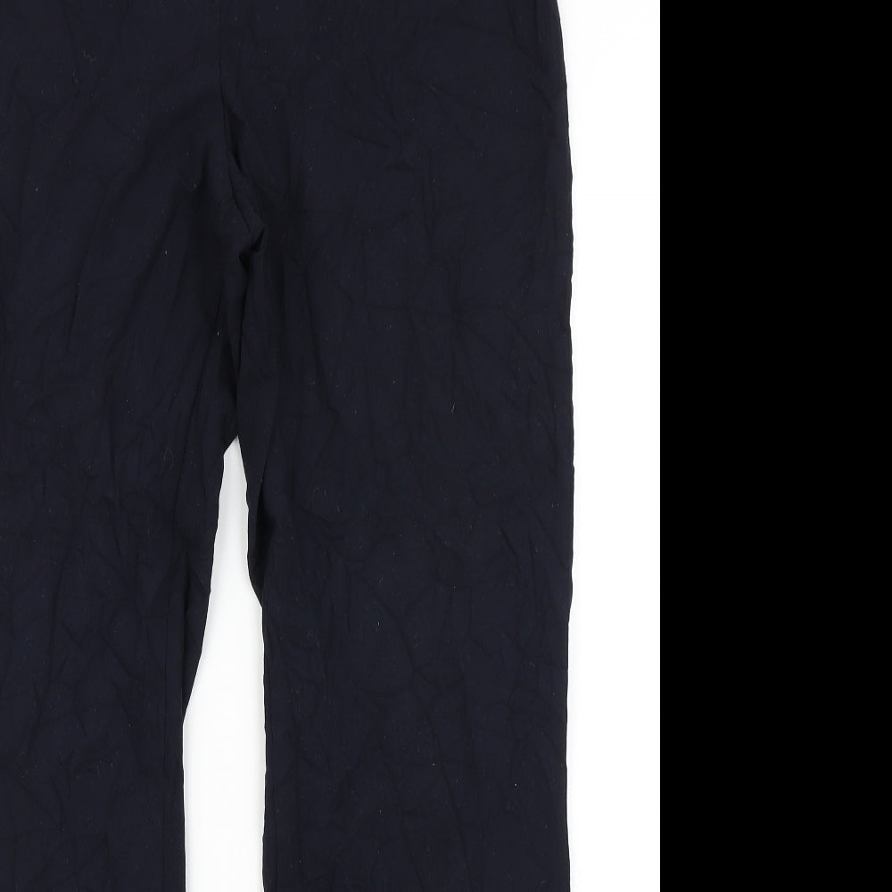 Womens UK Size 16 Marks & Spencer Regular Fit Dress Pants Blue Trousers