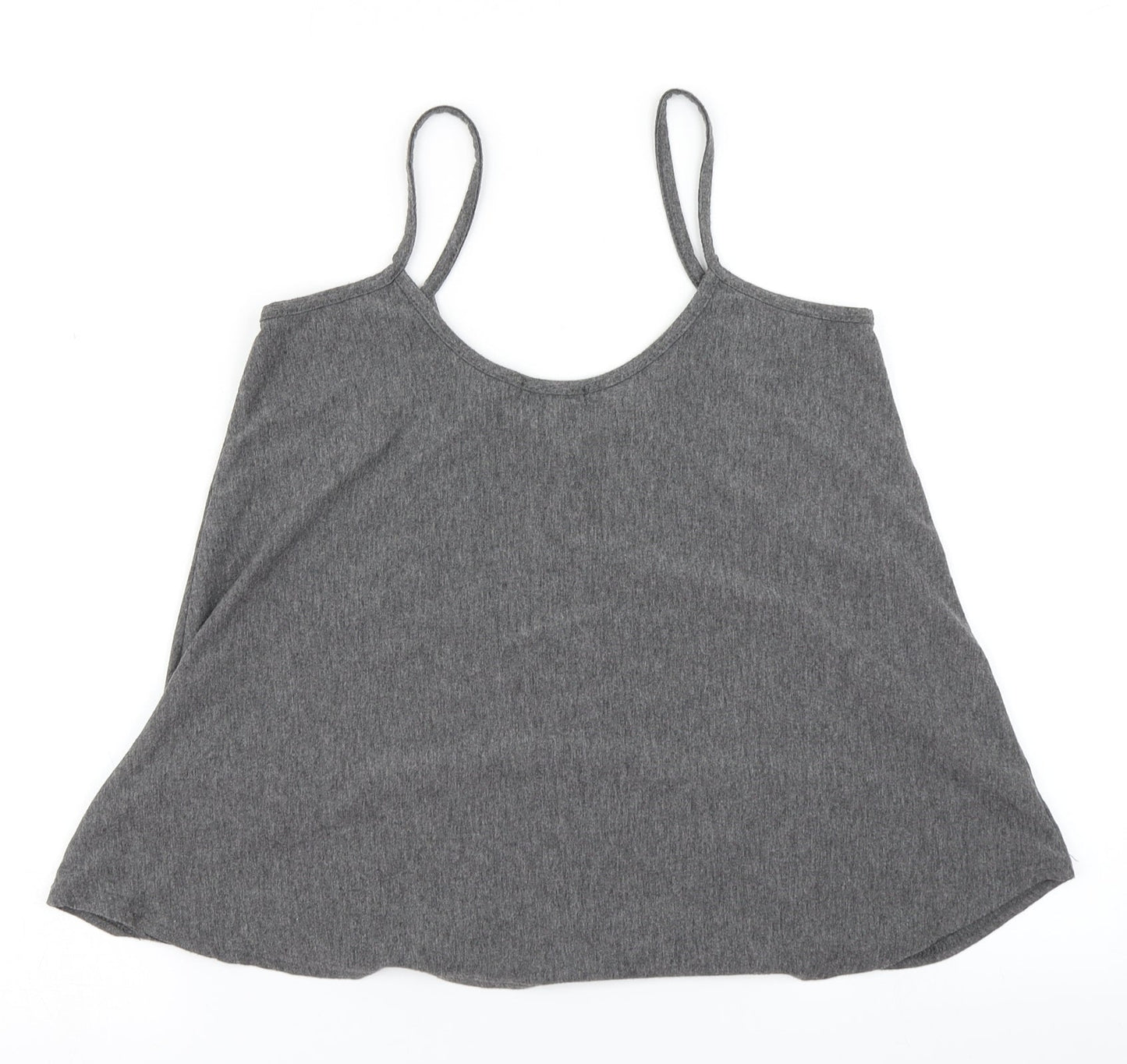 Boohoo Womens Grey   Camisole T-Shirt Size 12
