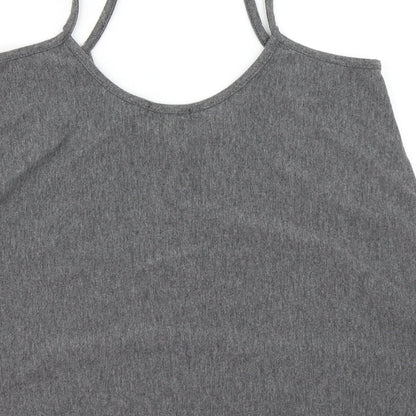 Boohoo Womens Grey   Camisole T-Shirt Size 12