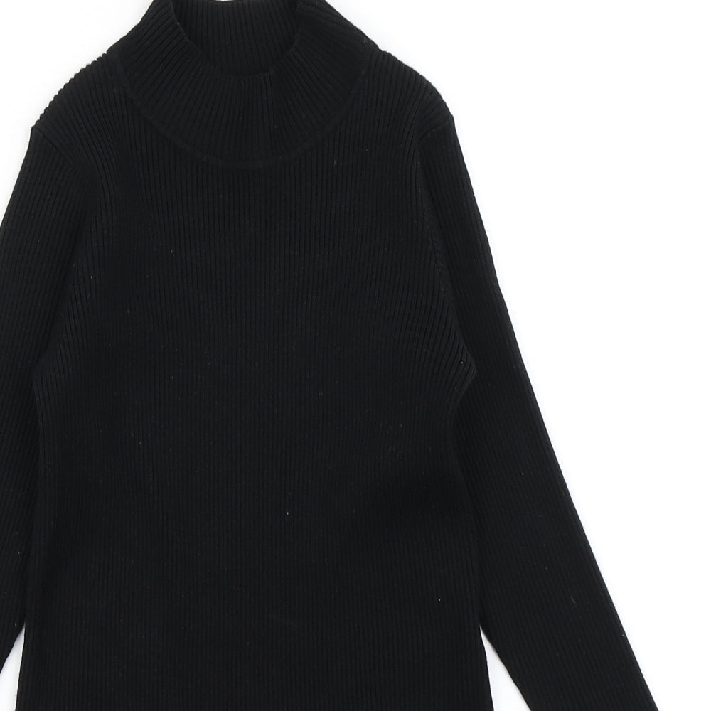 Womens UK Size S JCL Black Pullover Jumper