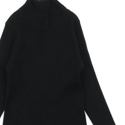 Womens UK Size S JCL Black Pullover Jumper